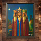 ¡REYES EN EL MORRO! - Completa tu orden en 3 PASOS / LLÉVATE una OBRA DE ARTE (Matte) en PRINT CANVAS, ENMARCADA, ÚNICA, con un ARTE MUY LIMITADO creado por un artista puertorriqueño.