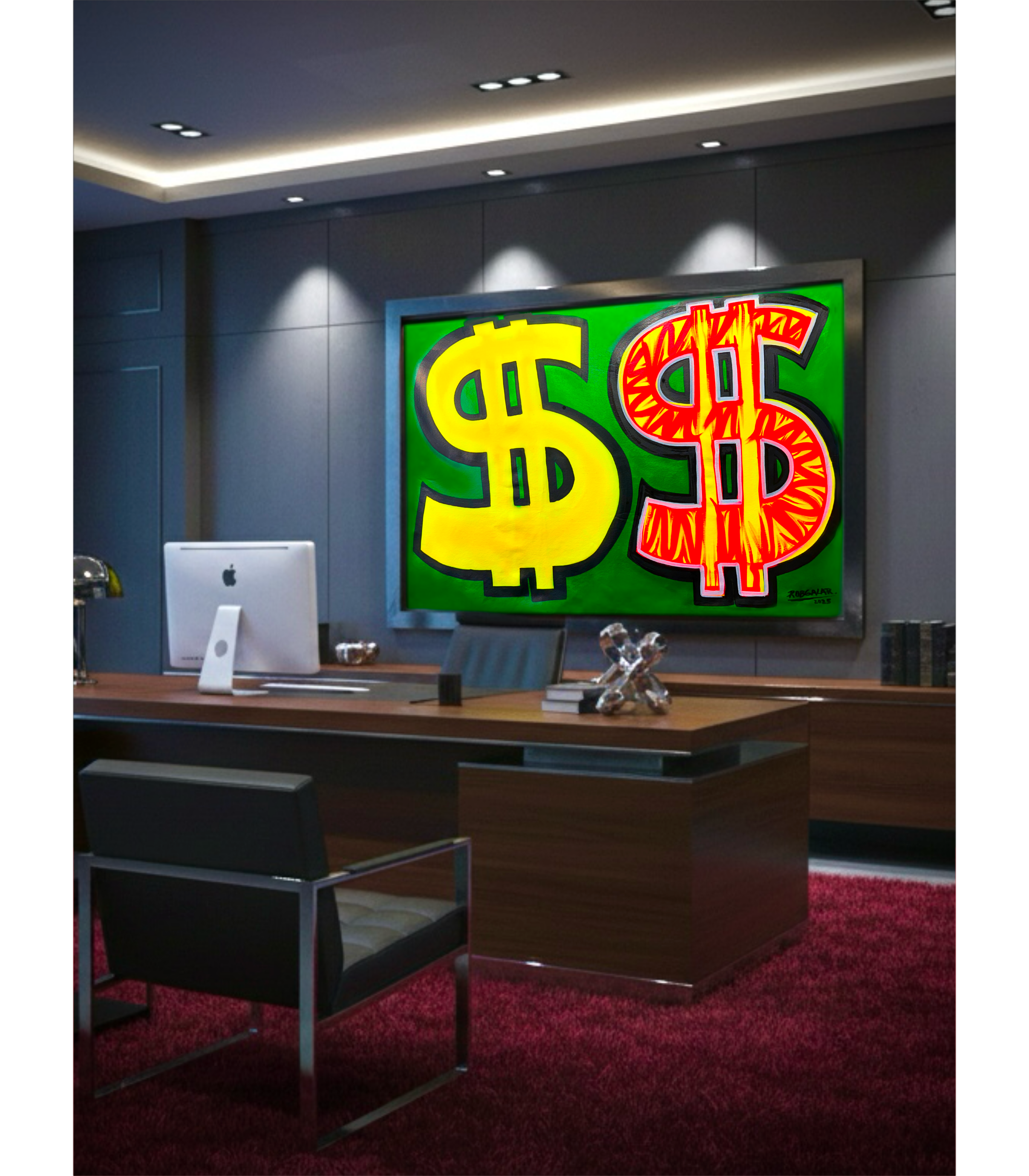RICH vs POOR (Original Painting)