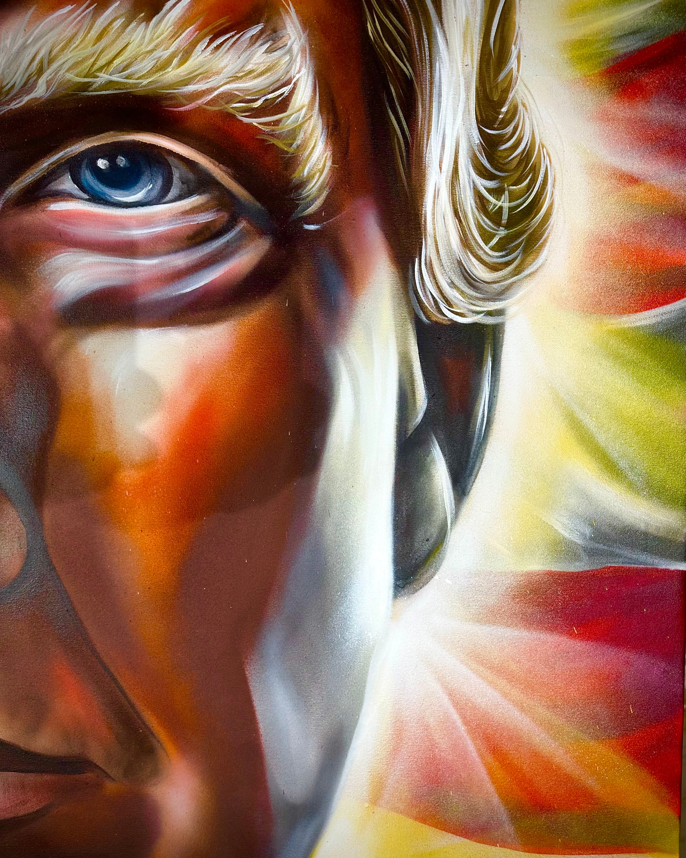 THE PRESIDENT OF THE WORLD (ORIGINAL PAINTING)