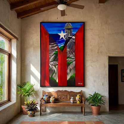 COMPRA AHORA | la obra de Edición Limitada: "LA GARITA DEL MORRO" - ¿Que te llevas? ARTE PREMIUM, en canvas de ALTA CALIDAD, ENMARCADA con ENVÍO GRATIS a tu puerta. ¡LISTA PARA TU ELE