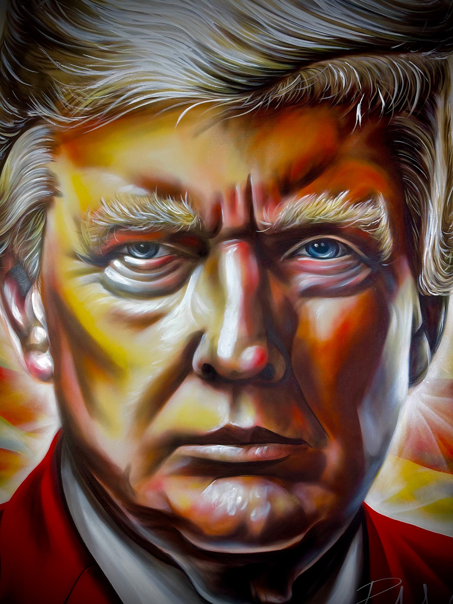 THE PRESIDENT OF THE WORLD (Original Painting)