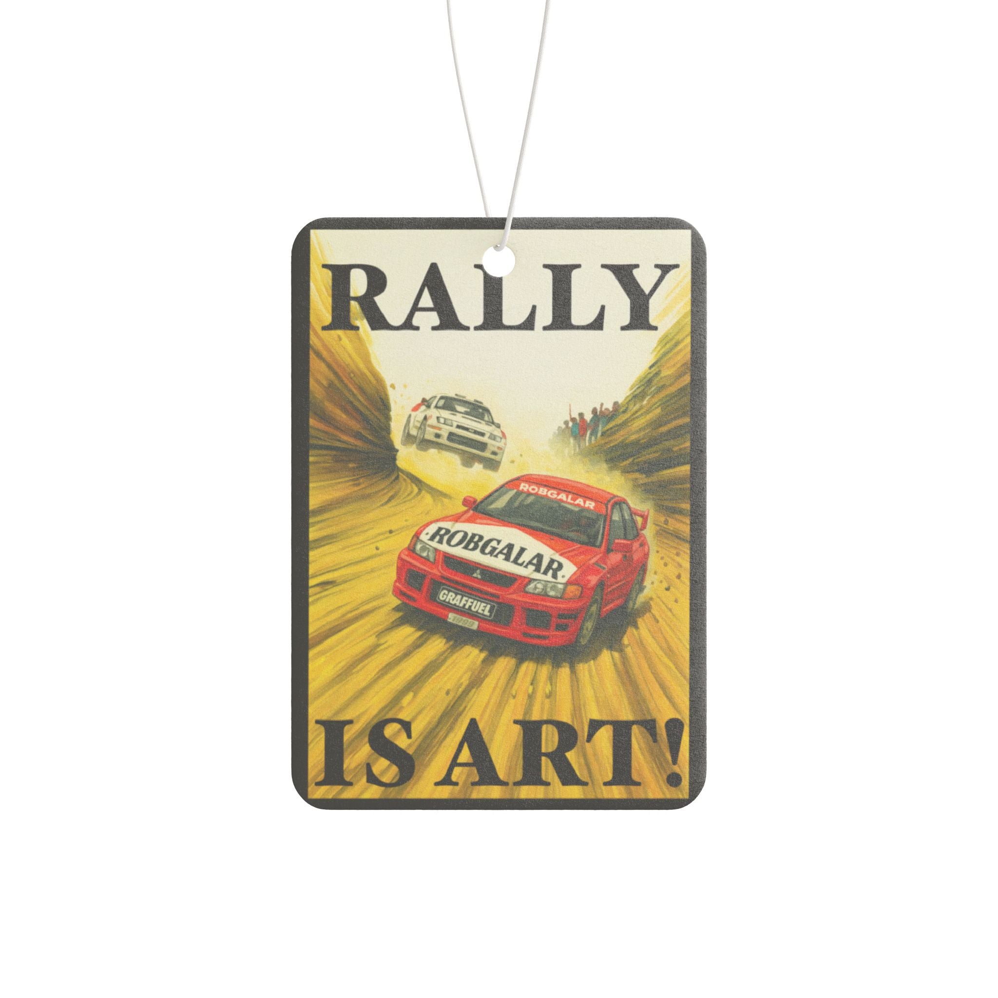 RALLY IS ART! Car Air Freshener