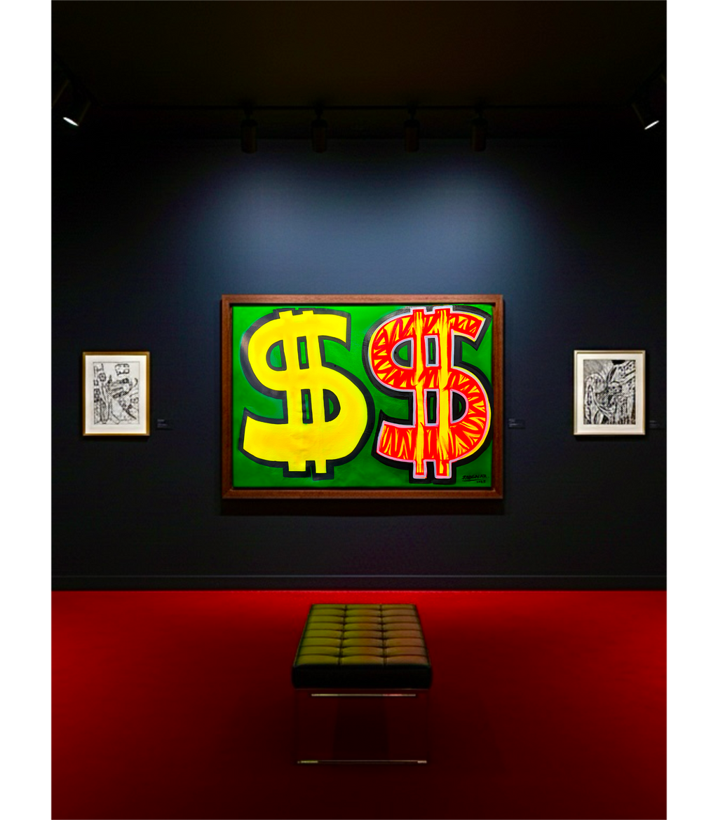 RICH vs POOR (Original Painting)