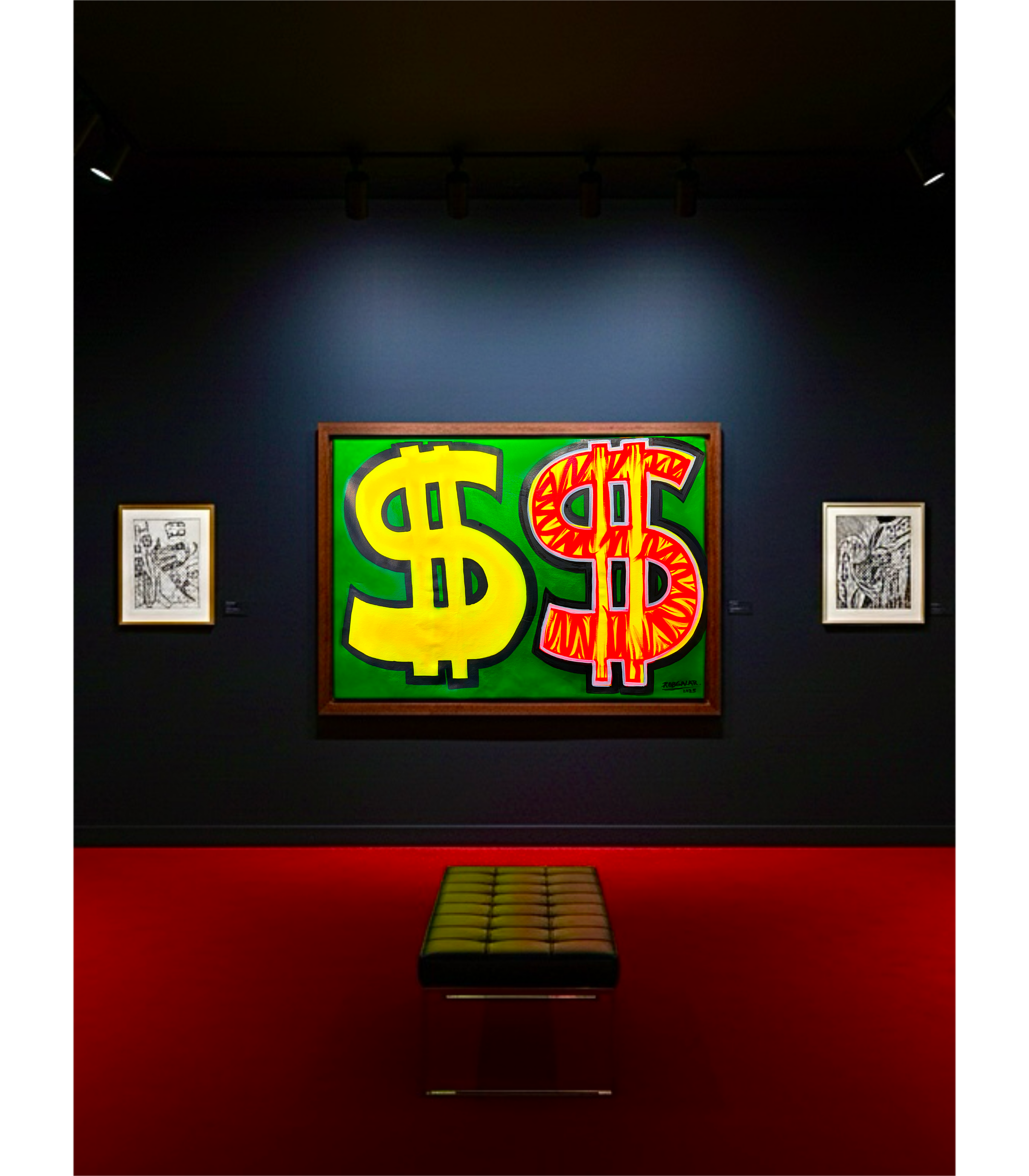 RICH vs POOR (Original Painting)