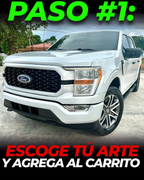 GIVEAWAY #1 / Completa tú orden en 3 Pasos - con la Compra de un Arte Digital, PARTICIPA al INSTANTE por GANAR una - 2022 FORD F150 STX 4x4 (TWIN-TURBO) o $10,000 dólares