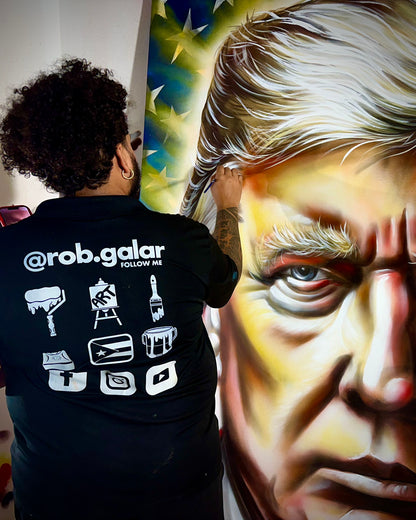 THE PRESIDENT OF THE WORLD (Original Painting)