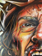 PADRE, ME DOLIÓ MÁS TU SILENCIO (ORIGINAL PAINTING)