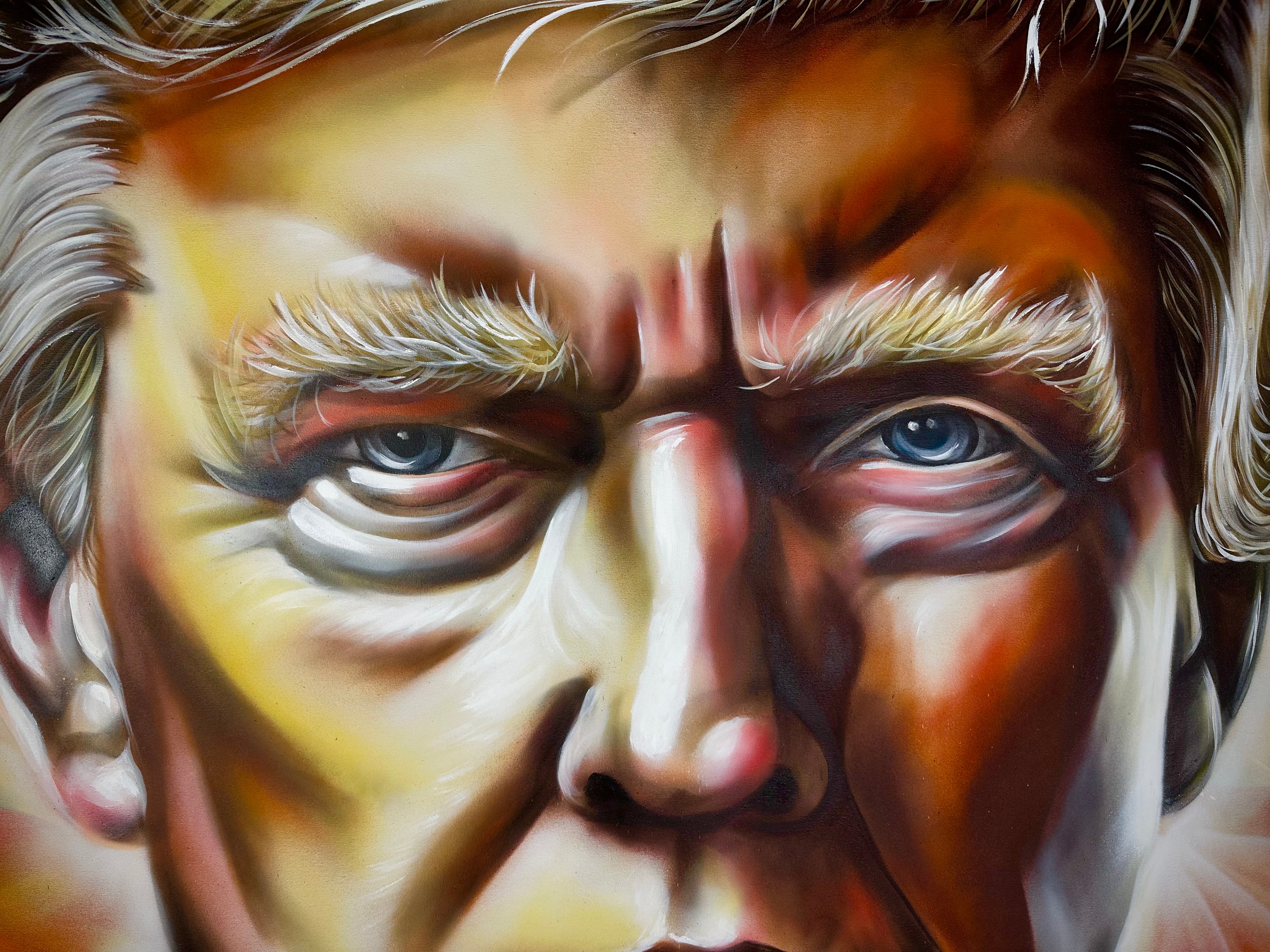 THE PRESIDENT OF THE WORLD (ORIGINAL PAINTING)