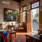 MARIANA Y NUESTRA HISTORIA - Completa tu orden en 3 PASOS / LLÉVATE una OBRA DE ARTE (Matte) en PRINT CANVAS, ENMARCADA. ARTE MUY LIMITADO creado por artista puertorriqueño. ¡LISTA Y PERFECTA para coleccionar!