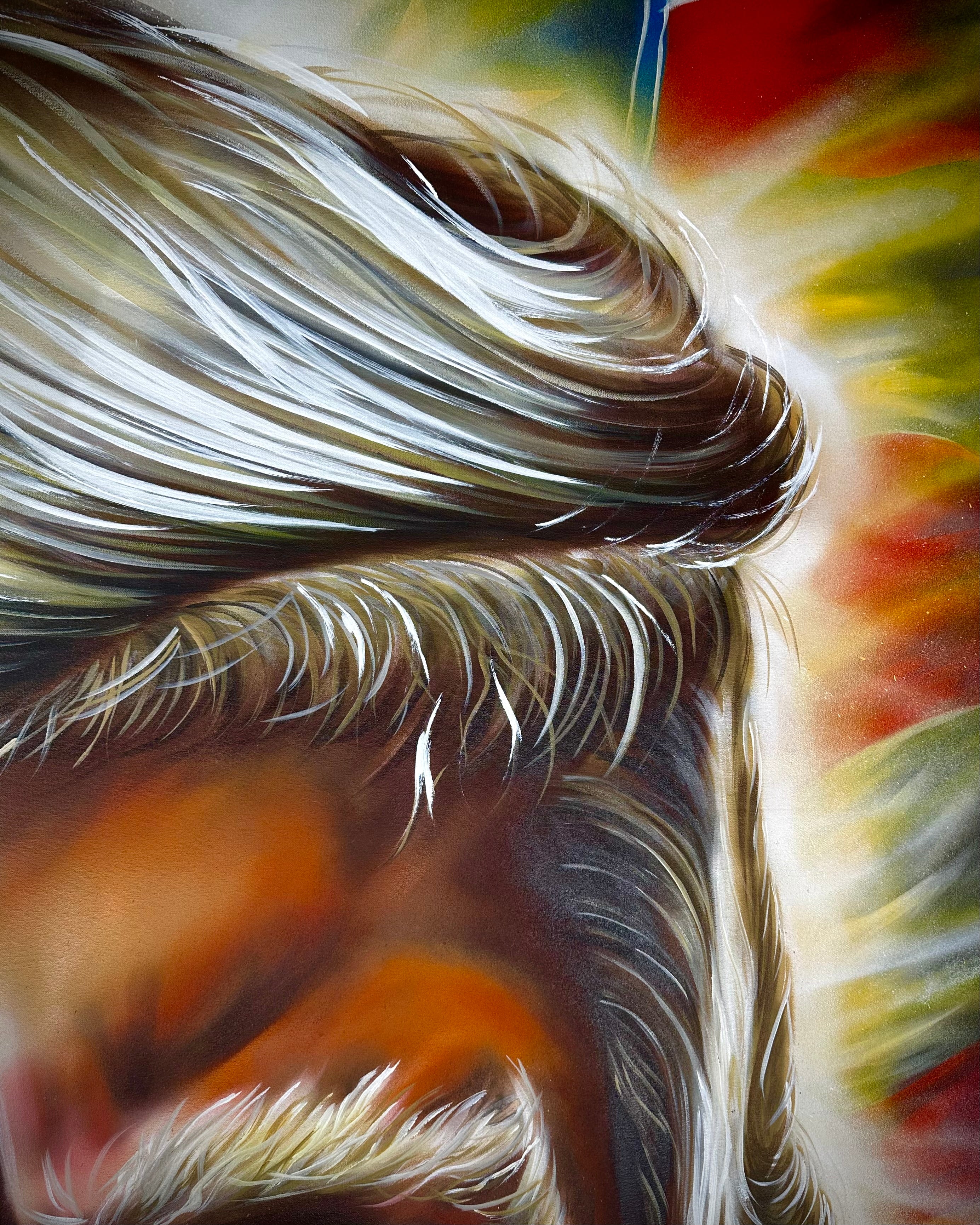 THE PRESIDENT OF THE WORLD (ORIGINAL PAINTING)