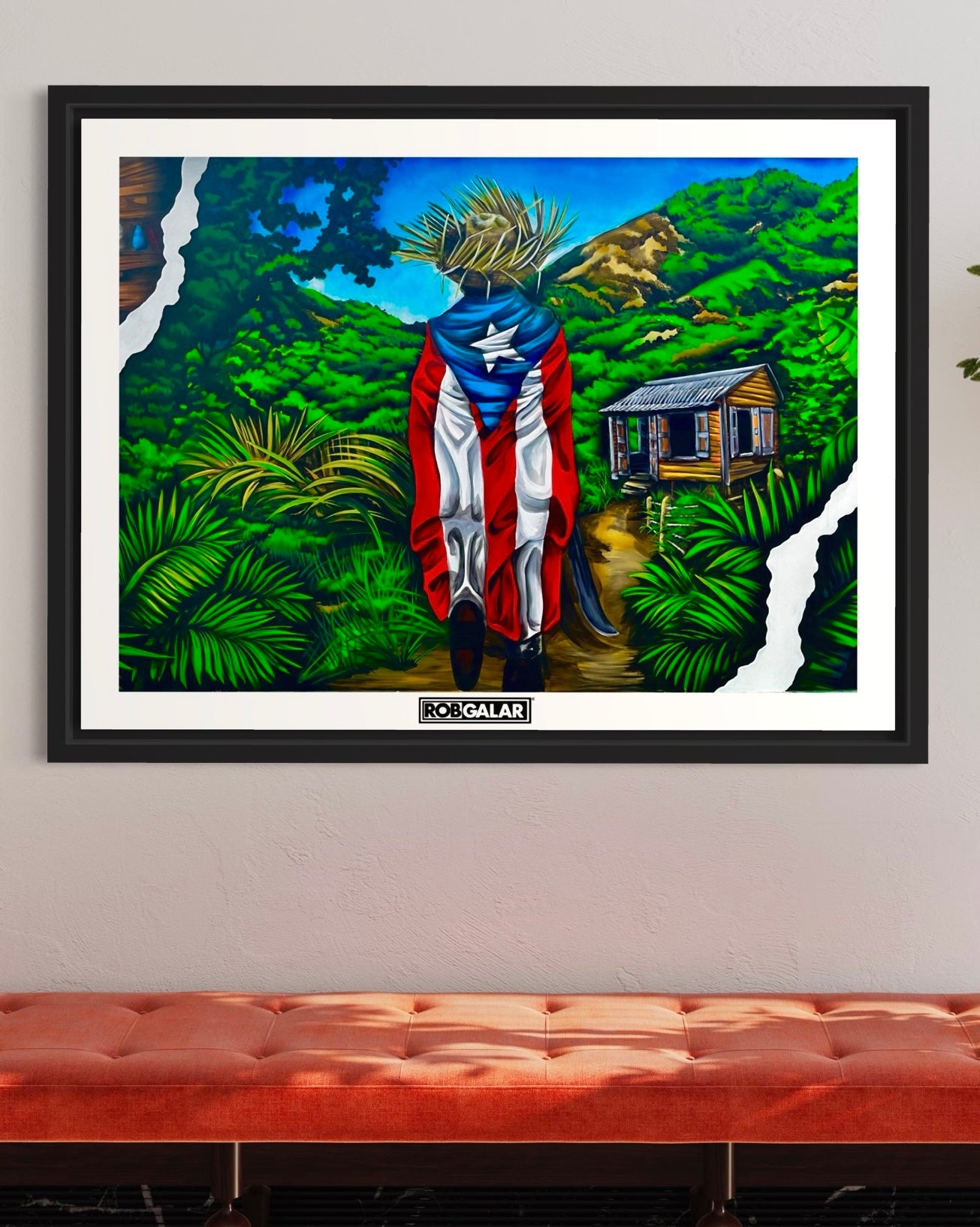 “Jíbarito en la Casita del Campo” (ART PRINT)
