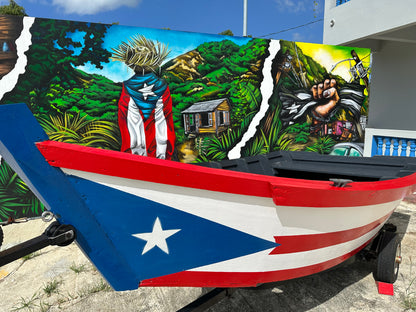 Completa tu orden en 3 pasos rápidos | Llévate la obra de arte de edición limitada - “HURACÁN MARÍA” hecha por pintor puertorriqueño, en canvas de ALTA CALIDAD, enmarcada PREMIUM y entrega GRATIS a tu ciudad (ANTES QUE ACABE EL TIEMPO)