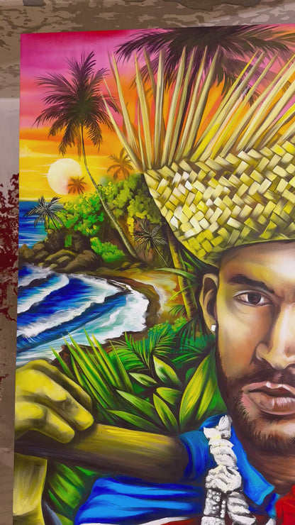 YO NUNCA ME FUI DEL BARRIO (Original Painting)