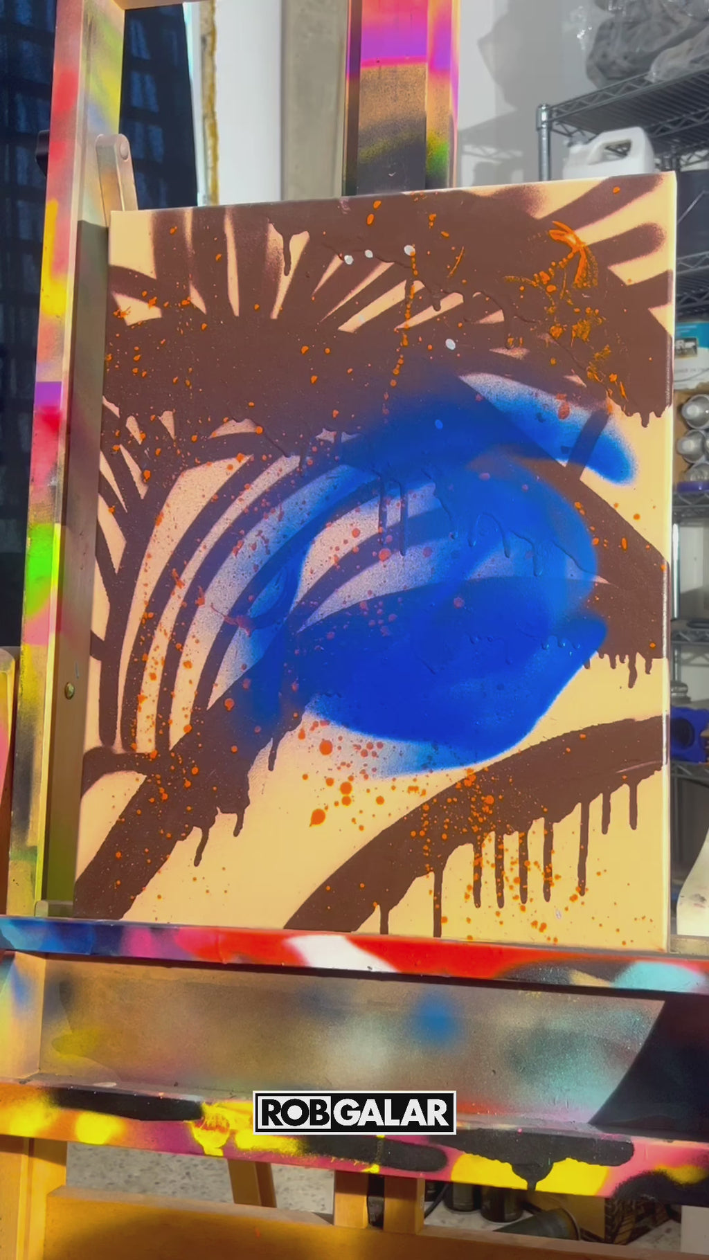 DECLARA, NO Mires El Pasado (ORIGINAL PAINTING)