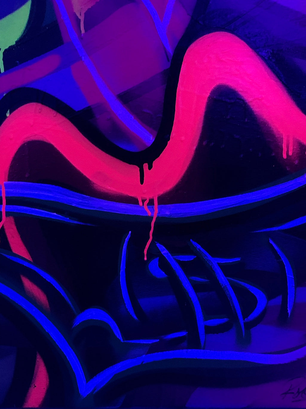THE PINK TIME IS MONEY (ORIGINAL PAINTING)